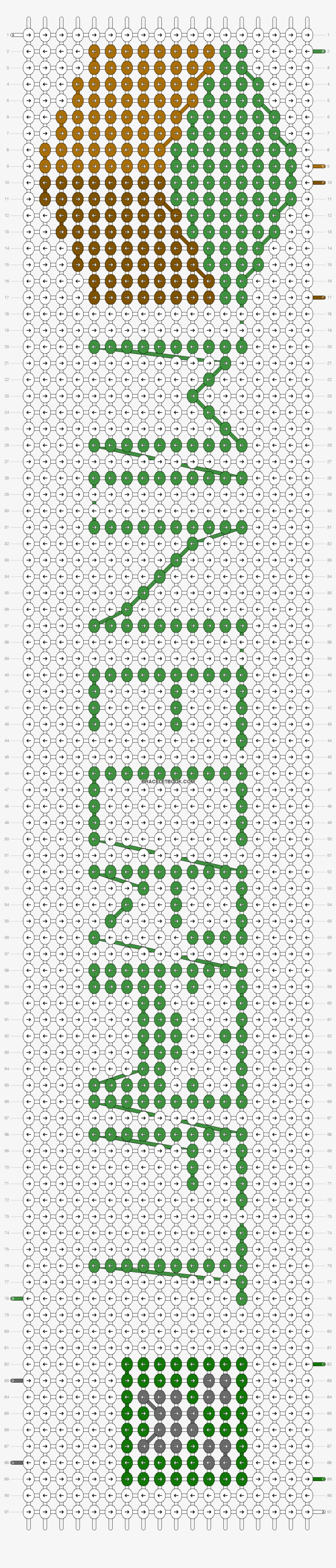 Alpha Pattern - Friendship Bracelet, transparent png download