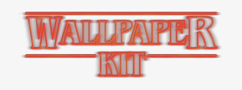 Stranger Things Halloween Diy Wallpaper Kit - Graphics, transparent png download