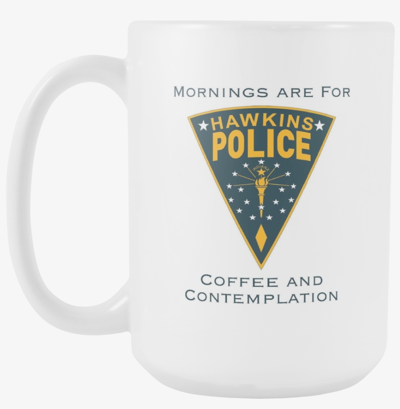 Stranger Things Inspired "hawkins Police" Hopper's - Stranger Things Hawkins Police Badge, transparent png download