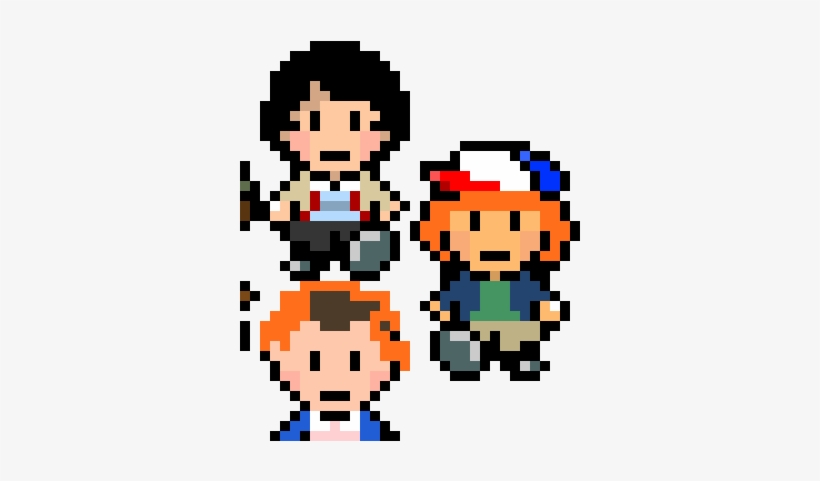 Stranger Things Earthbound Pixel Art Stranger Things Png Image