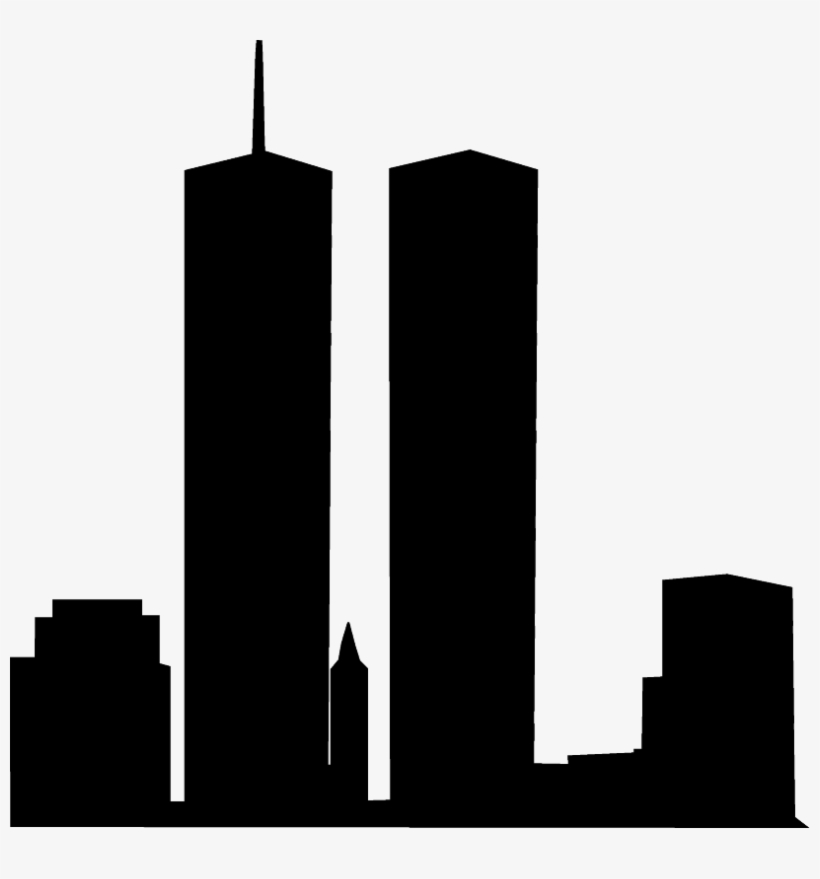 Picture Transparent Download Silhouette Architecture - World Trade Center Silhouette, transparent png download