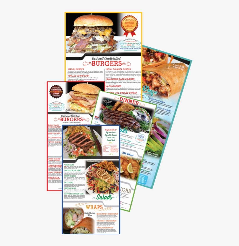Click Below To View Our Many Menus - Bob's Burgers & Brew, transparent png download