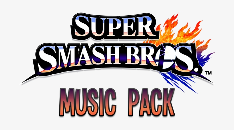 Super Smash Bros Music Pack By Ugly Corny - Super Smash Bros Title, transparent png download