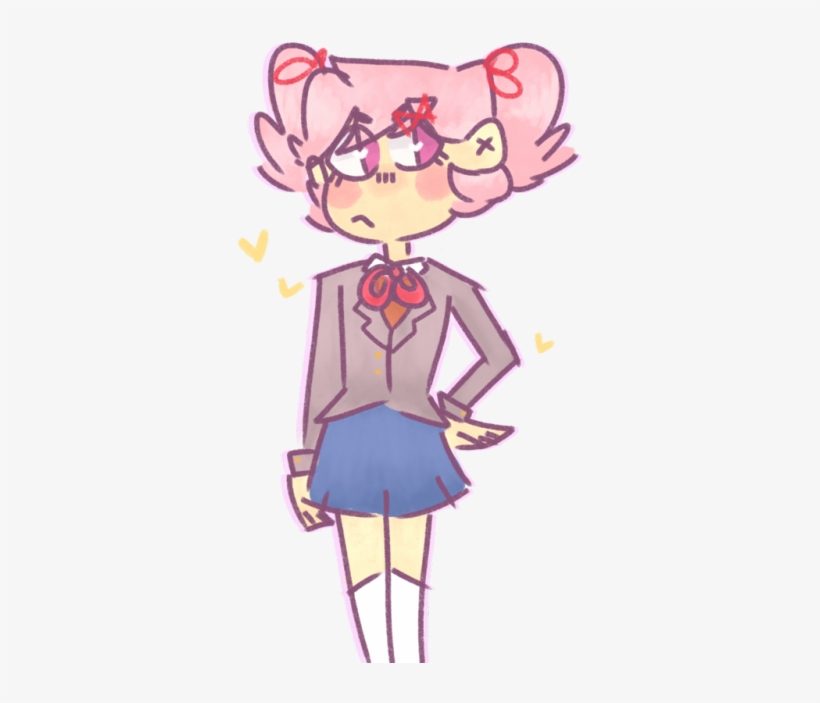 I Needed To Practice Drawin Natsuki So Here's The Gorl - Huniepop Fan Art Sex, transparent png download