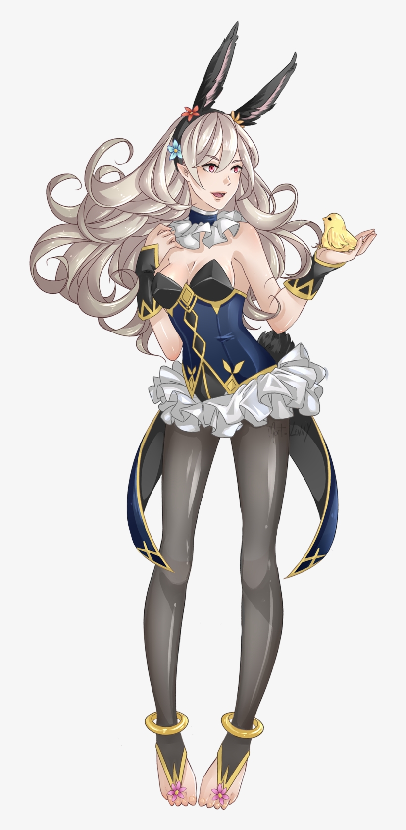 Here Is The Bunny Corrin I Made During The Spring Banner - Fire Emblem Bunny Outfit, transparent png download