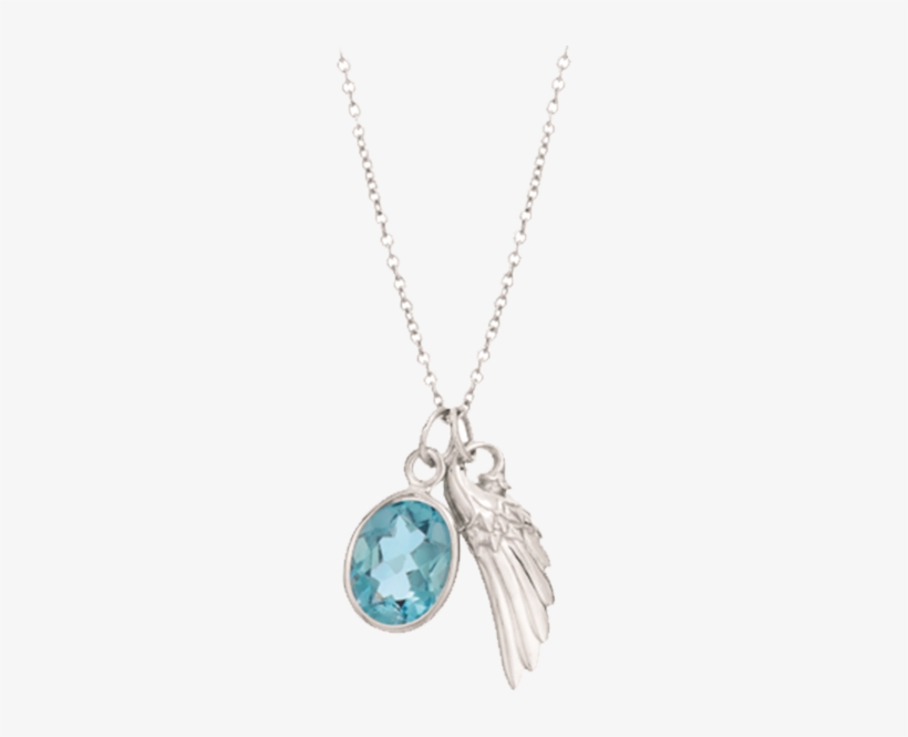 Blue Topaz Gemstone Necklace, transparent png download