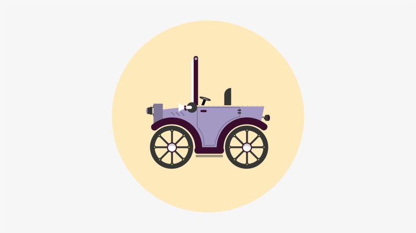 Texture Of Vintage Cars - Vector Graphics, transparent png download