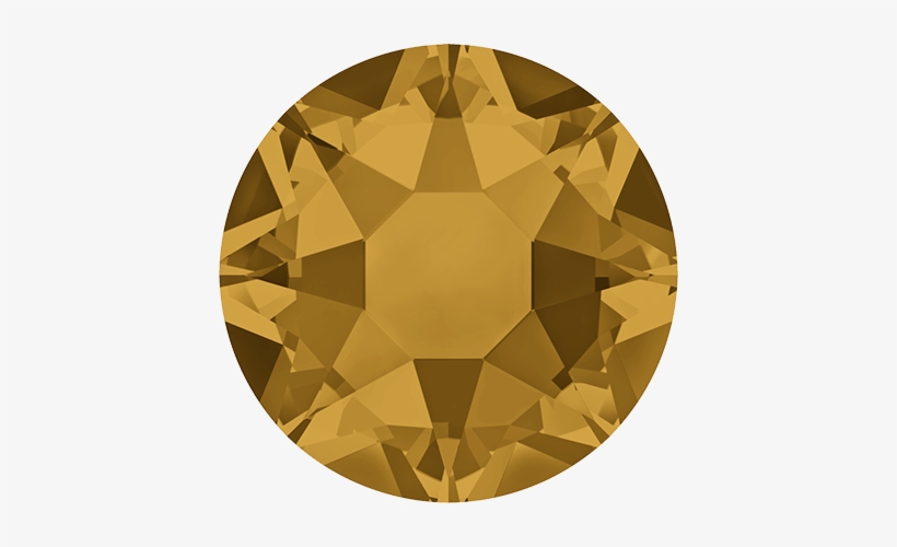 Alternative Views - - Light Topaz Swarovski Flatback, transparent png download