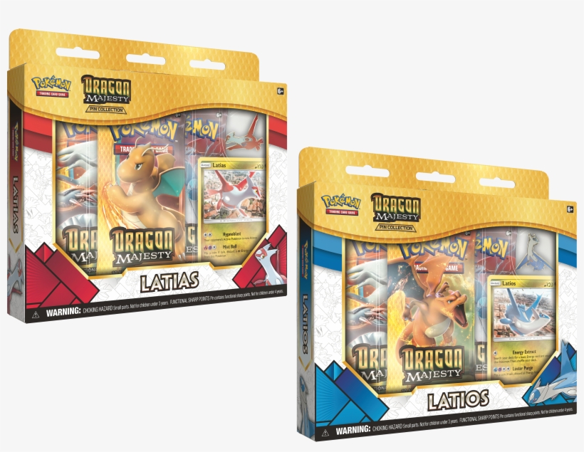 Pokemon Pin Coll Drgn Maj Latias/latios, transparent png download
