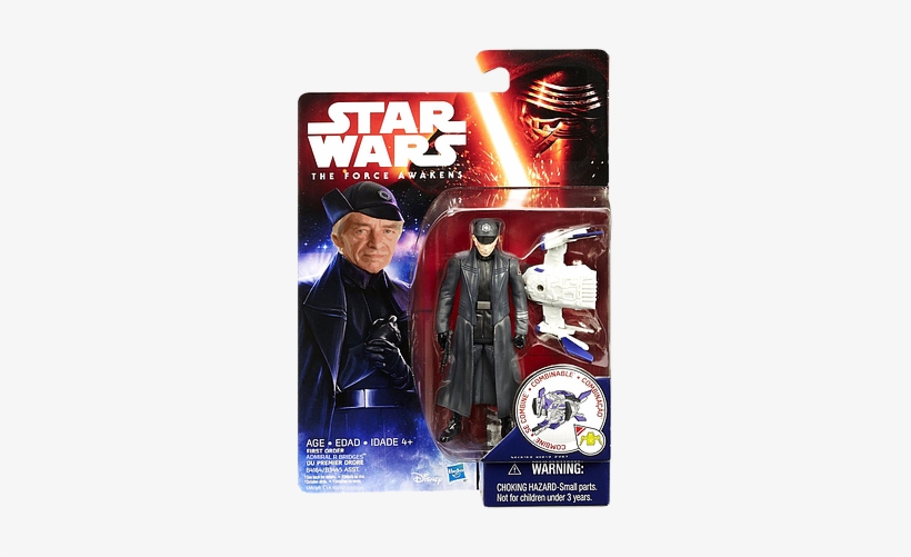 Admiral Bridges - Figurine Star Wars Force Awaken, transparent png download