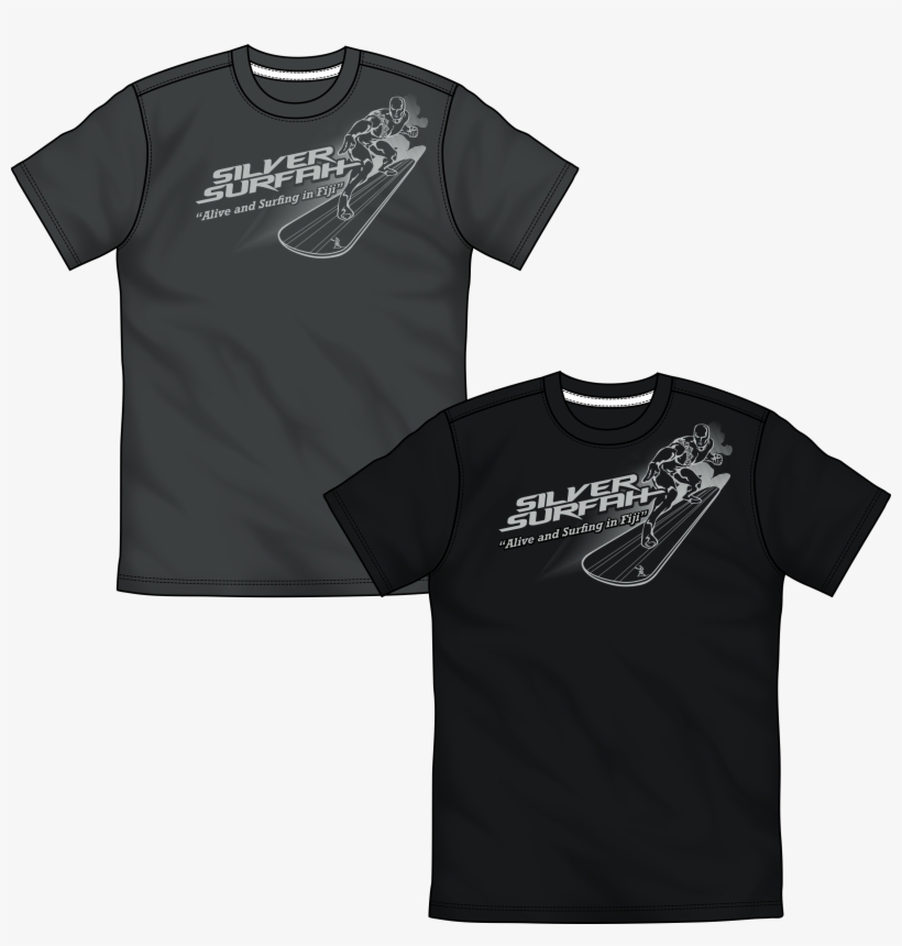Viti Surf Legend “silver-surfer” Tee - H&m Magliette Ragazza, transparent png download