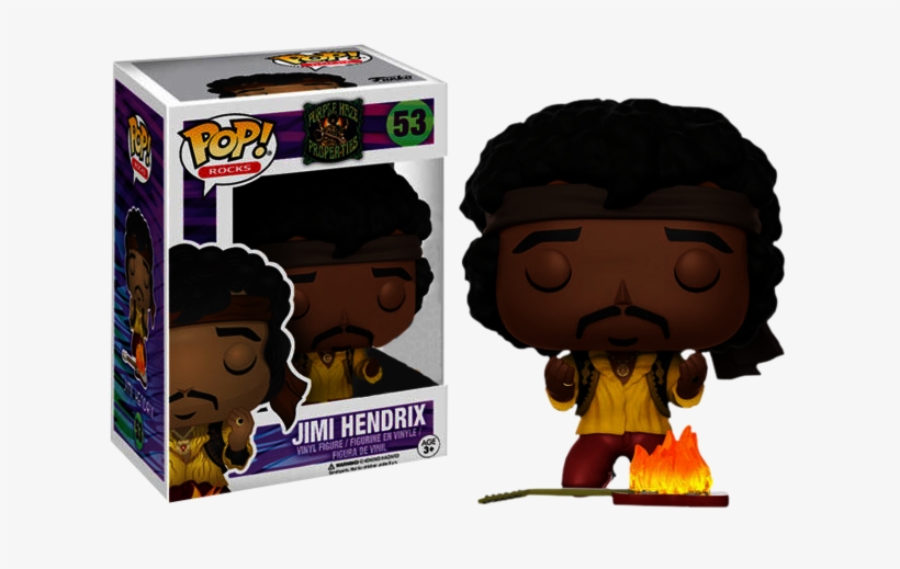 Rocks Jimi Hendrix - Jimi Hendrix Monterey Funko Pop, transparent png download