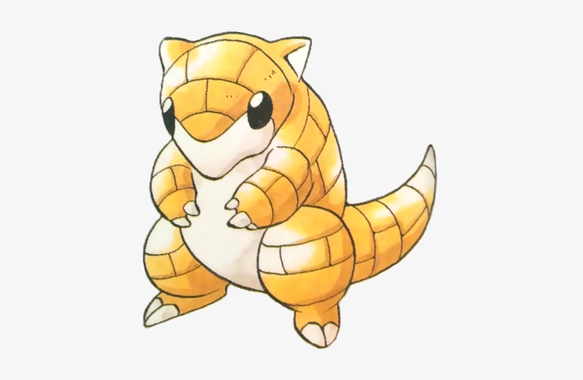 So Now Were In Pewter Quick Stop To The Pokémon Center - Sandshrew Official Art, transparent png download