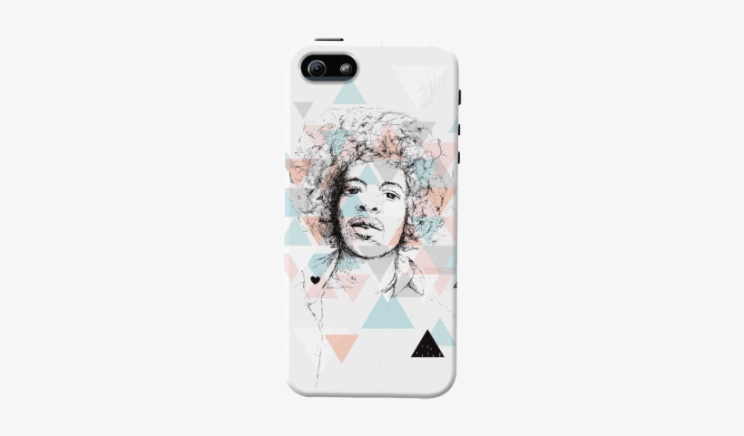 Jimi Hendrix Case For Iphone 5/5s - Work Of Art, transparent png download