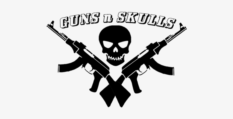 Guns N Skulls, transparent png download