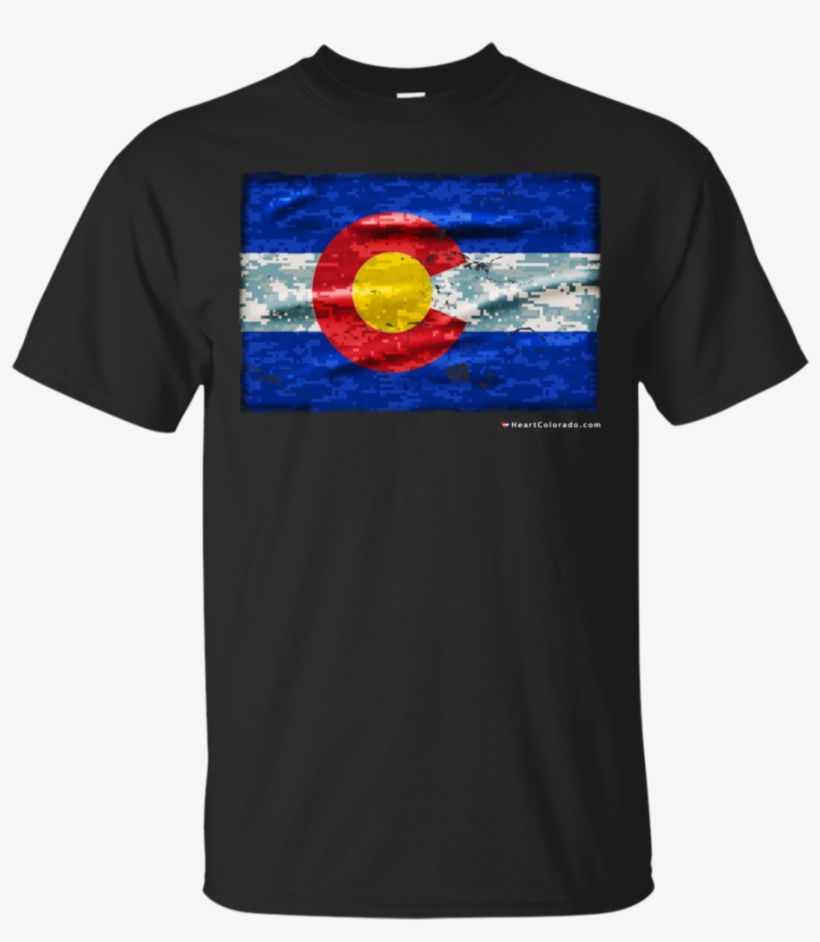 Digital Camo Colorado Flag Men's T Shirt Heart Colorado - Bugs Bunny With Snake Gucci T Shirt, transparent png download