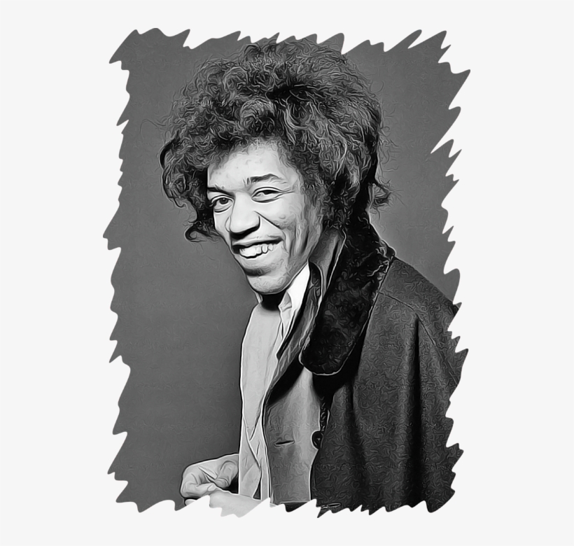 Bleed Area May Not Be Visible - Jimi Hendrix Live, transparent png download
