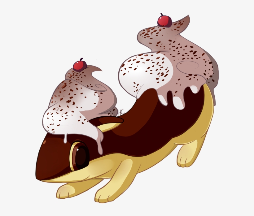Or The Mutant Offspring Of A Vanilluxe And A Typhlosion - Chocolate Quilava, transparent png download