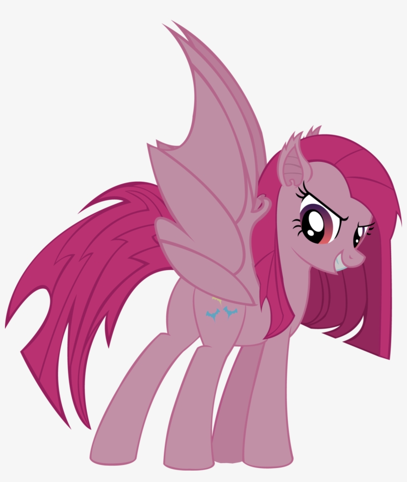 Pinkamena Bat By Fluttershy750-d7a6560 - Pinkie Pie Bat Pony, transparent png download