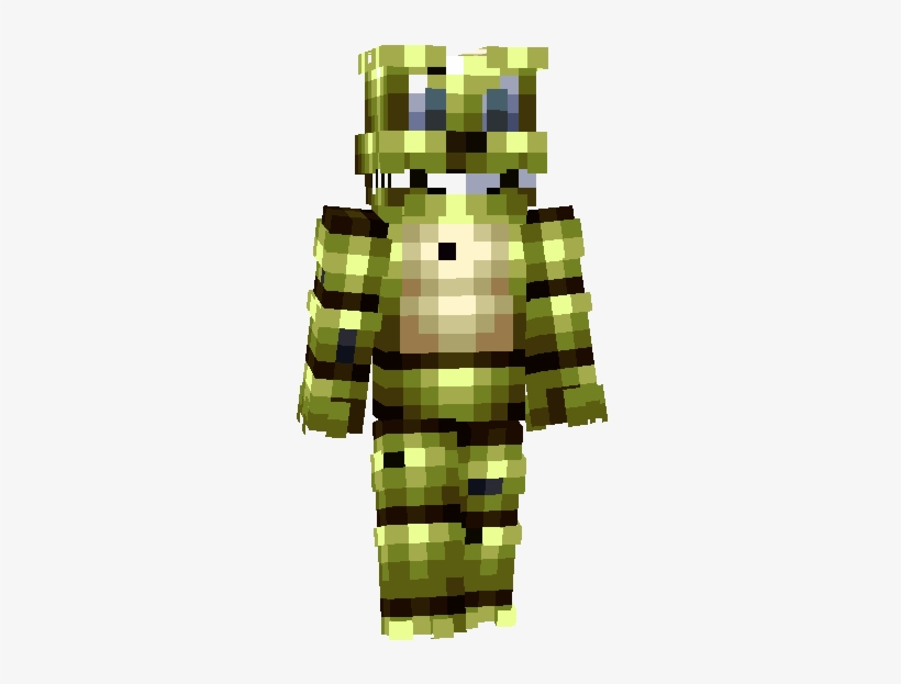 Not So Much To Say - Fnaf World Minecraft Skin Springtrap, transparent png download