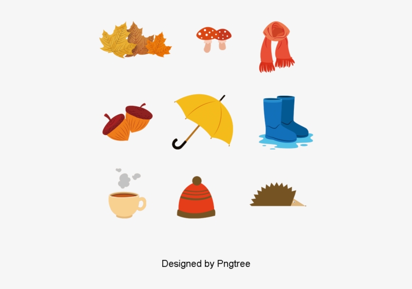 Simples Dos Desenhos Animados Handpainted Outono Promoção - Autumn Cliparts, transparent png download