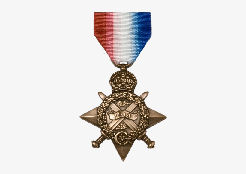 1914 Star World War 1 Medal - Ww1 1914 Star Medal, transparent png download