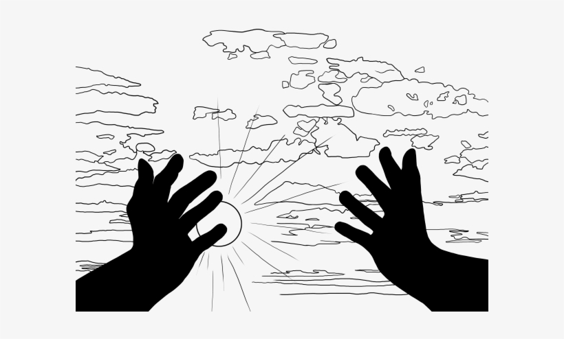 Orisa - Praying Hands Yellow Background, transparent png download