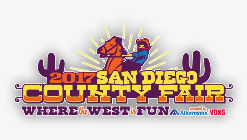 Sdcf Slider Logo - San Diego County Fair 2017, transparent png download