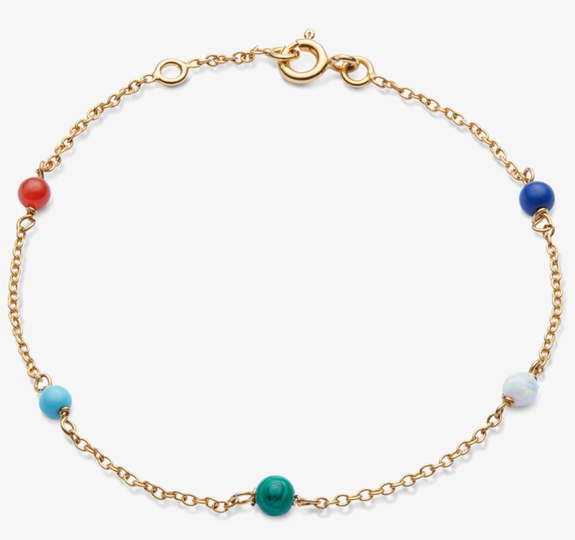 Guld Armbånd Med Sten, transparent png download