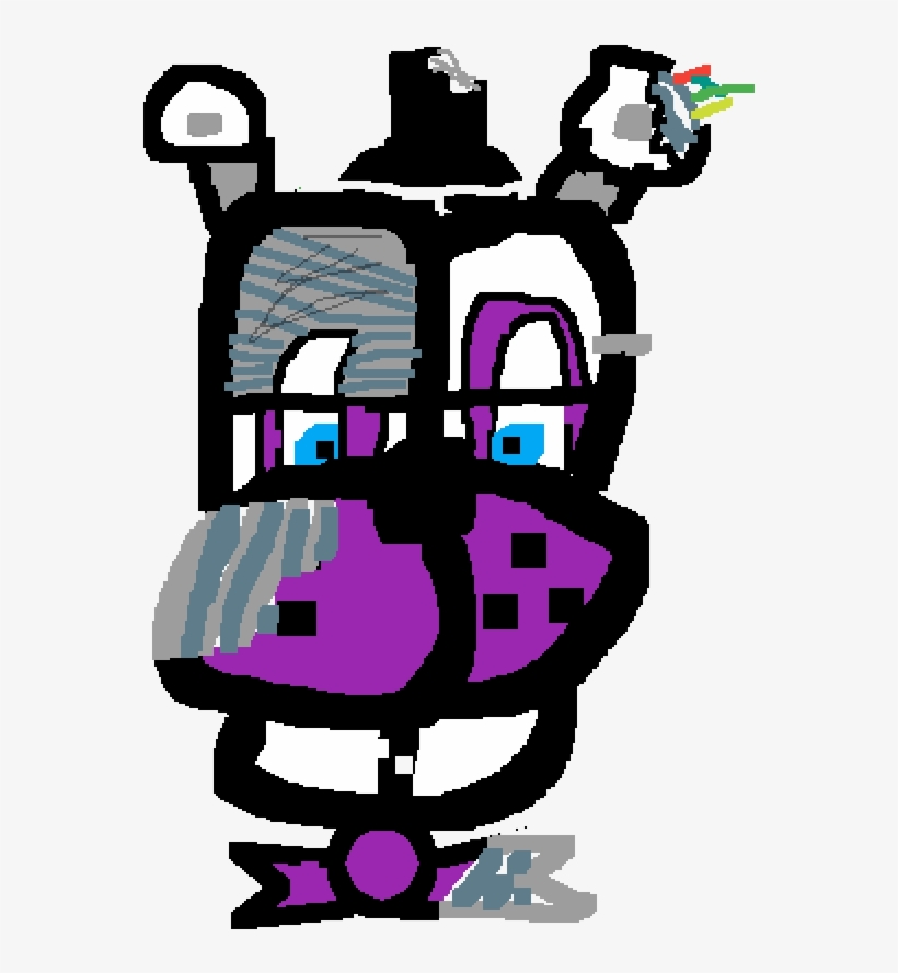 Fanmade Withered Funtime Freddy - Five Nights At Freddy's, transparent png download