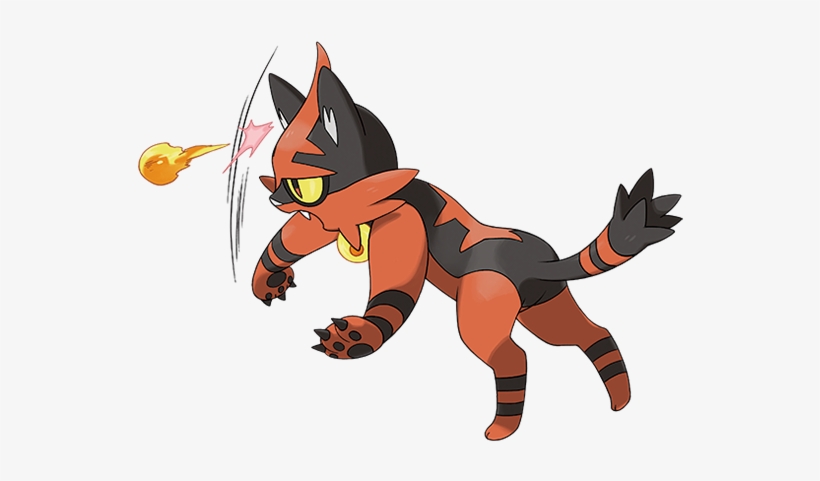 Torracat Promo Art - Pokemon Sun E Moon Ash E Eevee, transparent png download