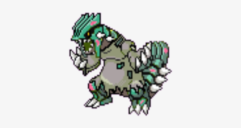 Zombie Groudon - Groudon Pixel Art, transparent png download