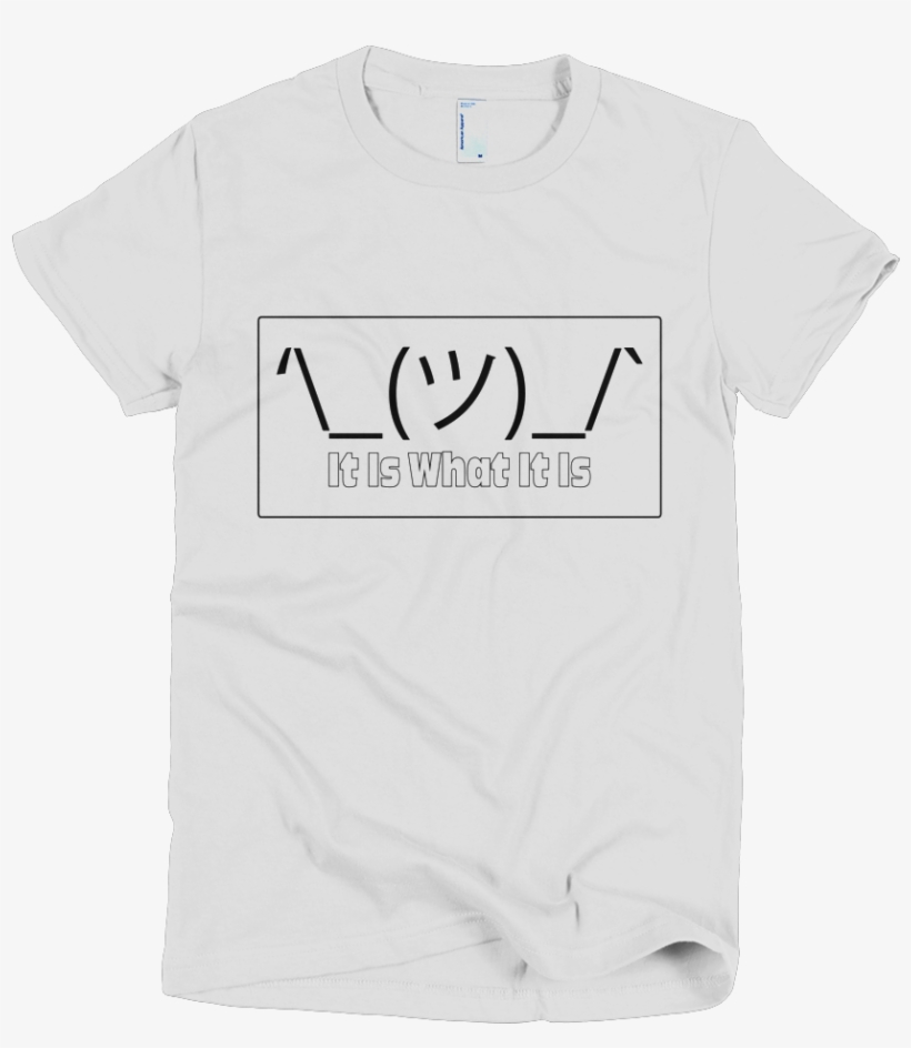 Emoji Shrug It Is What It Is - T-shirt, transparent png download