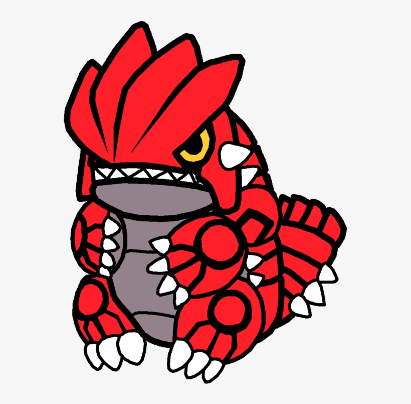 Groudon Transparent Chibi Clip Art Free Download - Groudon Chibi, transparent png download