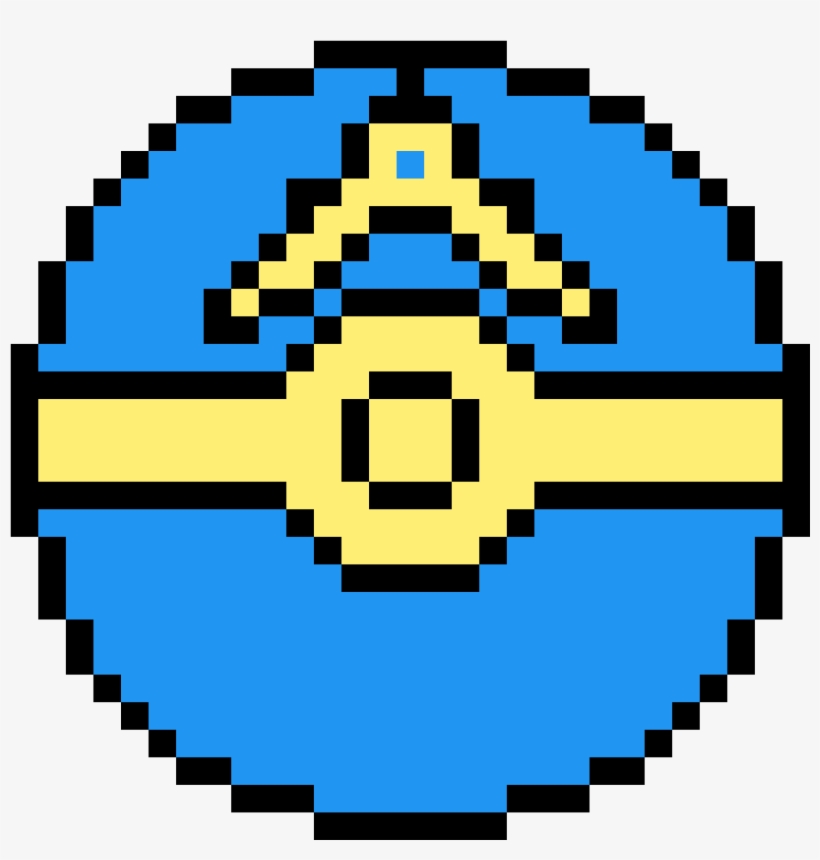 Primal Kyogre - Pixel Art Deadpool Logo, transparent png download