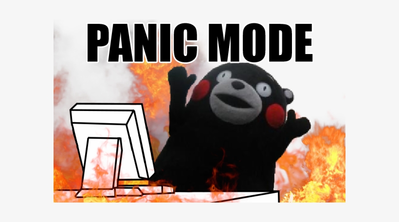 Panic Mode - Kumamon, transparent png download