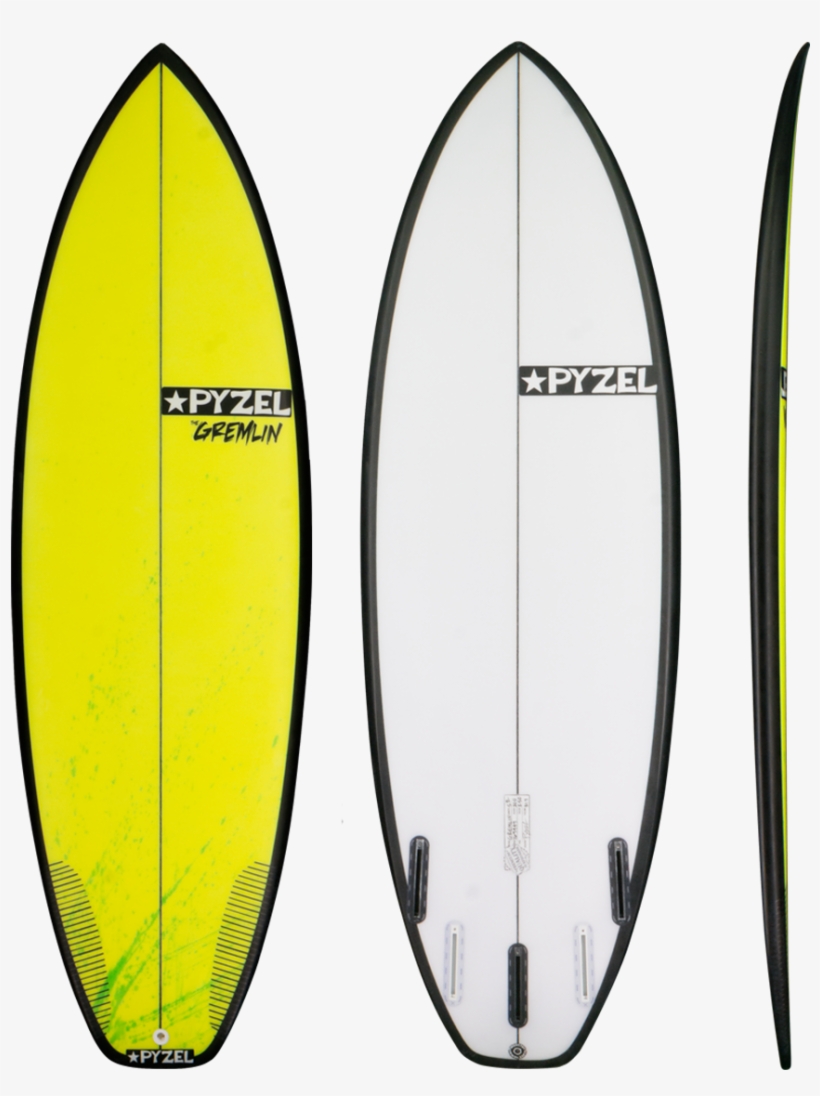 Gremlin Surfboard Model Picture - Pyzel Gremlin Surfboard, transparent png download