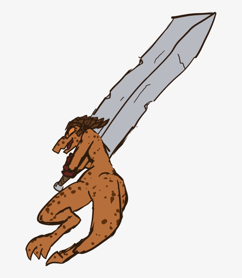 If You Give A Kobold An Ultra Greatsword - Fur, transparent png download
