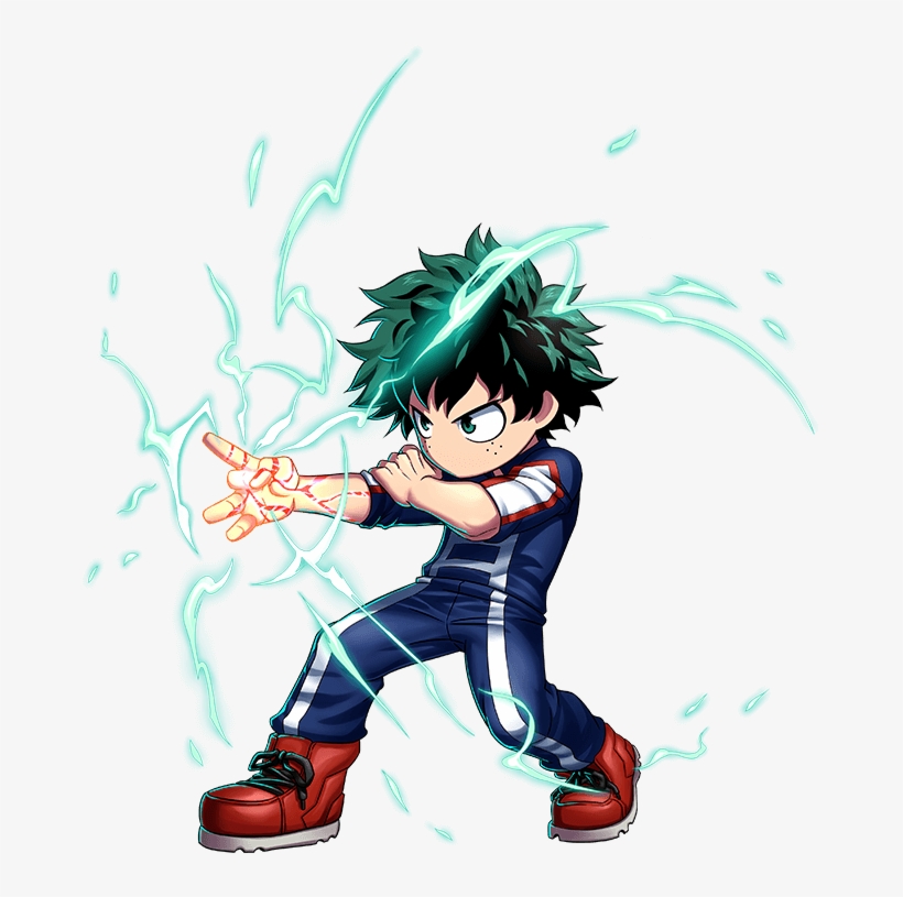 Brave Frontier 7 Star Midoriya Unit Art - Brave Frontier Boku No Hero, transparent png download