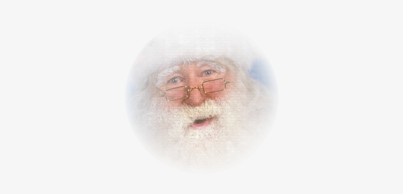 Minou Santa Face - Santa Claus, transparent png download