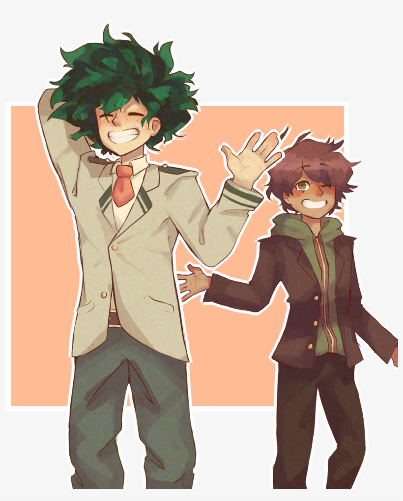 My Two Beautiful Hope Boys - Danganronpa My Hero Academia, transparent png download