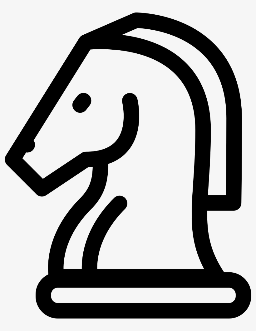 Board Games - - Chess Horse Icon, transparent png download