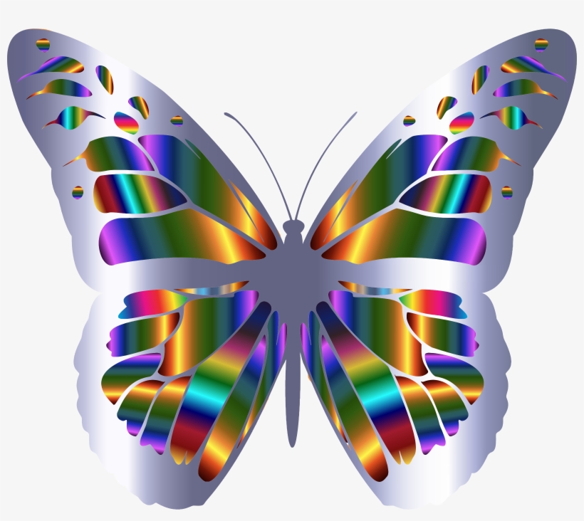 This Free Icons Png Design Of Iridescent Monarch Butterfly, transparent png download