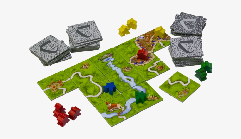 Part Jigsaw, Part Board Game, Players Place Tiles And - Carcassonne, transparent png download