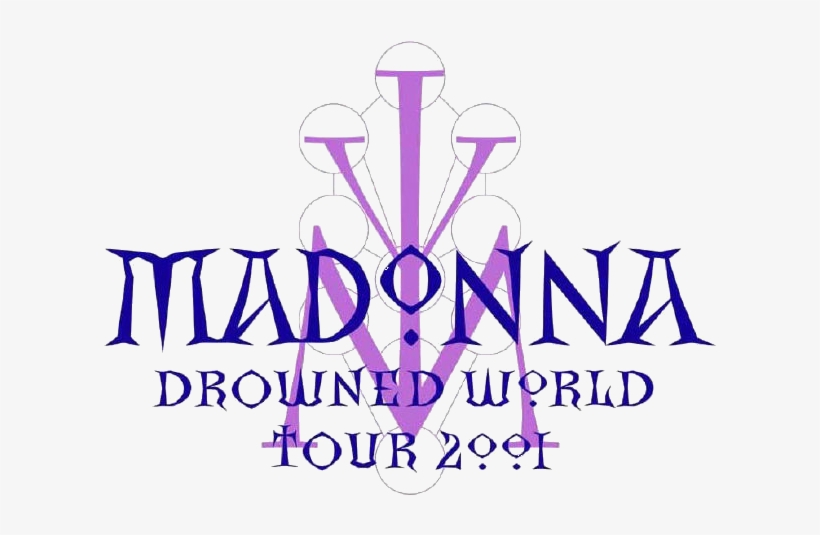 Drowned World - Madonna Drowned World Tour Logo, transparent png download