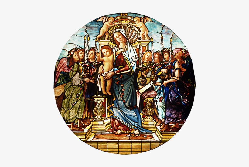 <em>madonna And Child</em> Window - Madonna And Child Tiffany, transparent png download