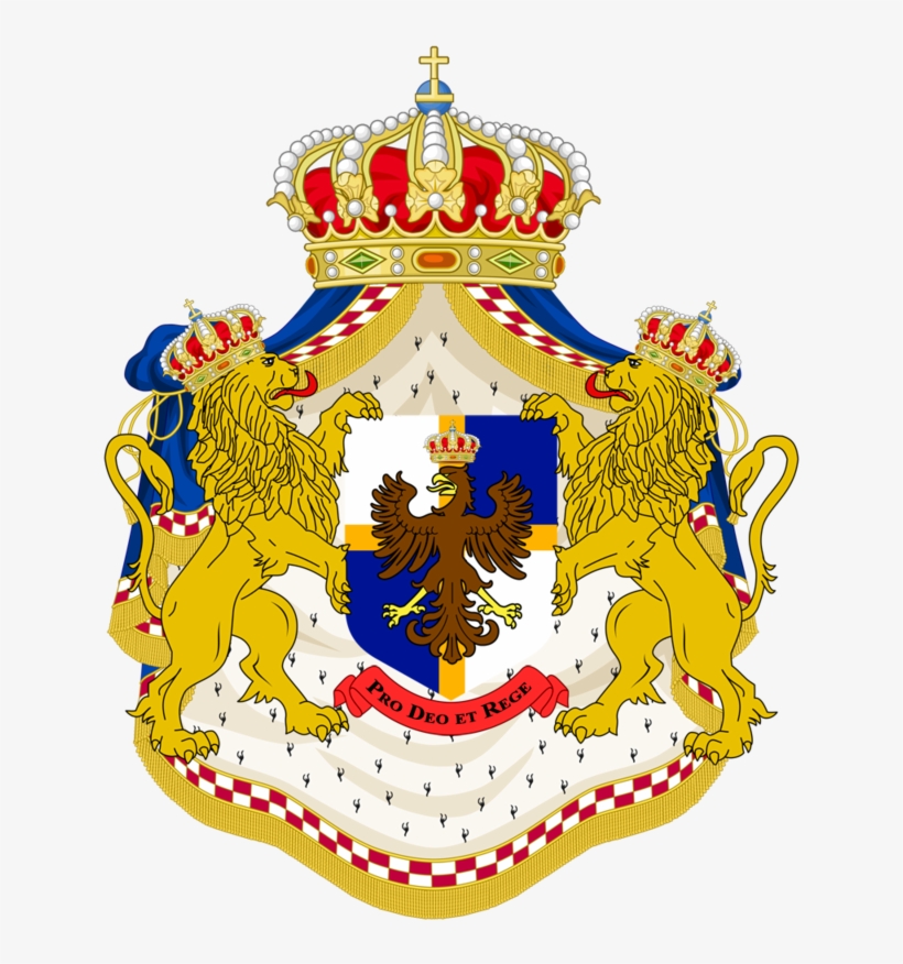 Kingdom Of Kirkland Coat Of Arms Updeted - Micronation Coat Of Arms, transparent png download
