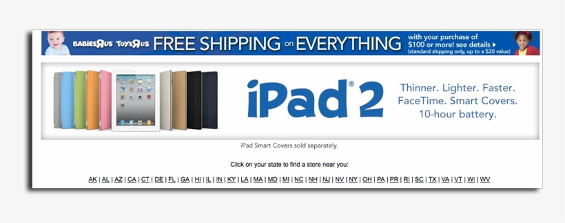 Toys R Us - Apple Ipad 2, transparent png download