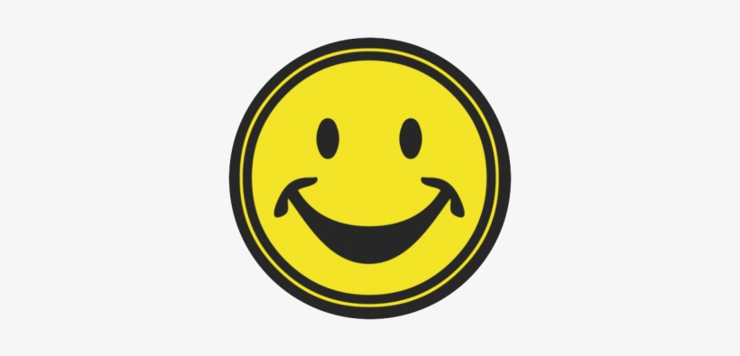 Funny Yellow Smiley For Happy People Round Mousepad - Ảnh Biểu Tượng Cảm Xúc Tức Giận, transparent png download
