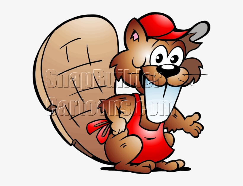 Clipart Free Stock Buck Teeth Clipart - Beaver Mascot, transparent png download